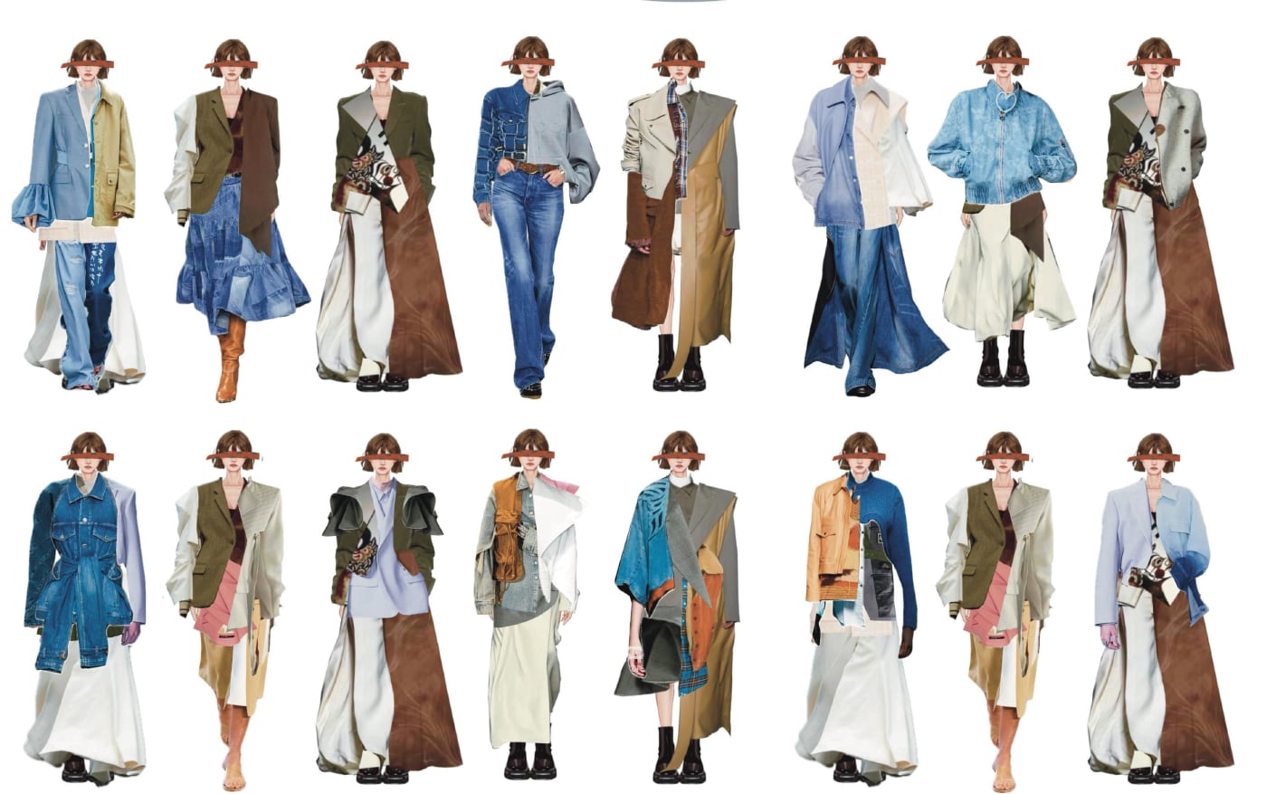 系列效果 · 丹宁解构 Looks